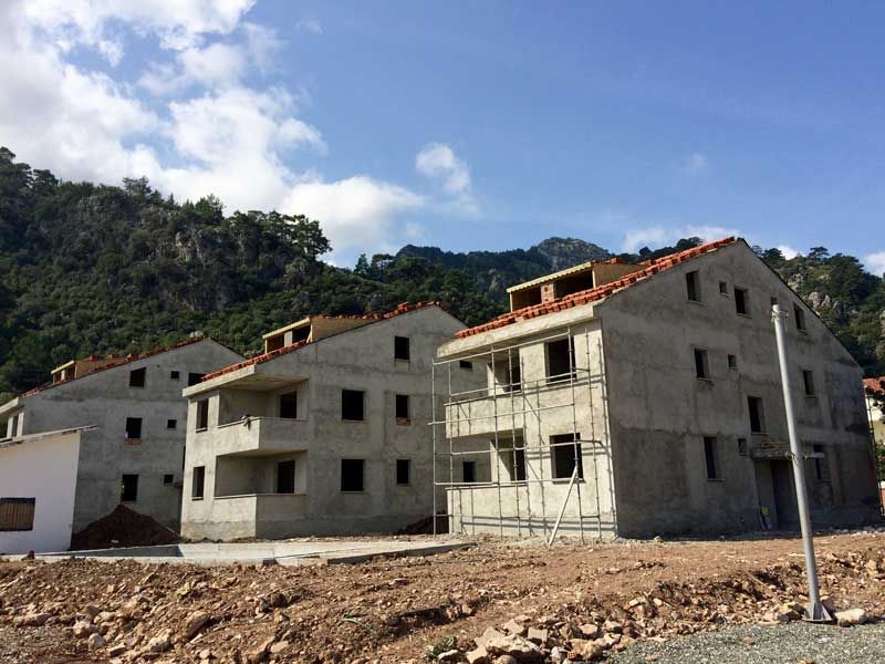 Complex next to the market