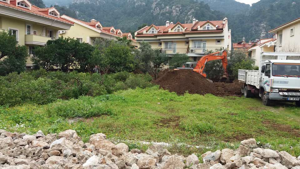 Along the 'cow path' from Fidan apartments